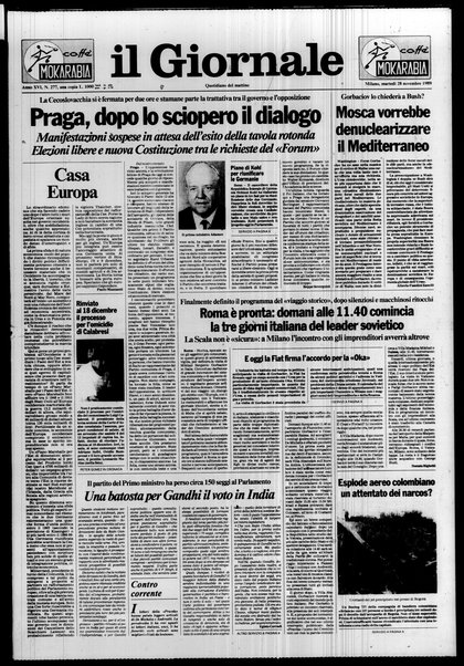 Il giornale : quotidiano del mattino